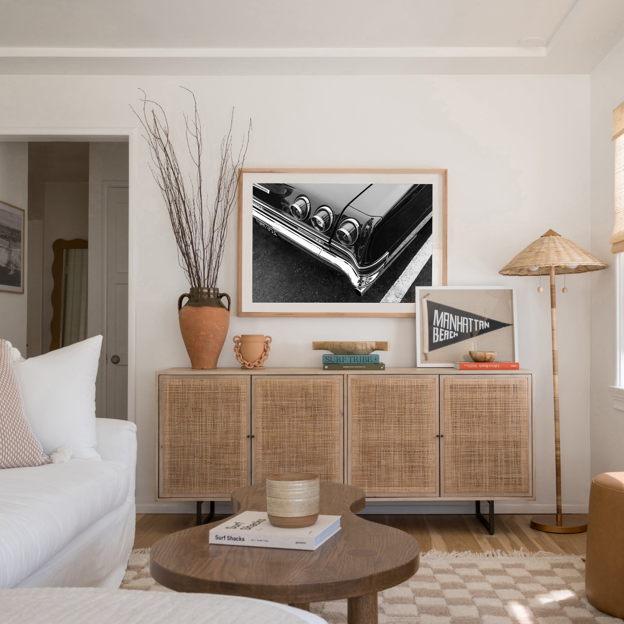 Tailfins & Taillights B&W