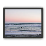 Load image into Gallery viewer, surfers at sunset 001