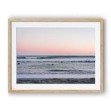 Load image into Gallery viewer, surfers at sunset 001