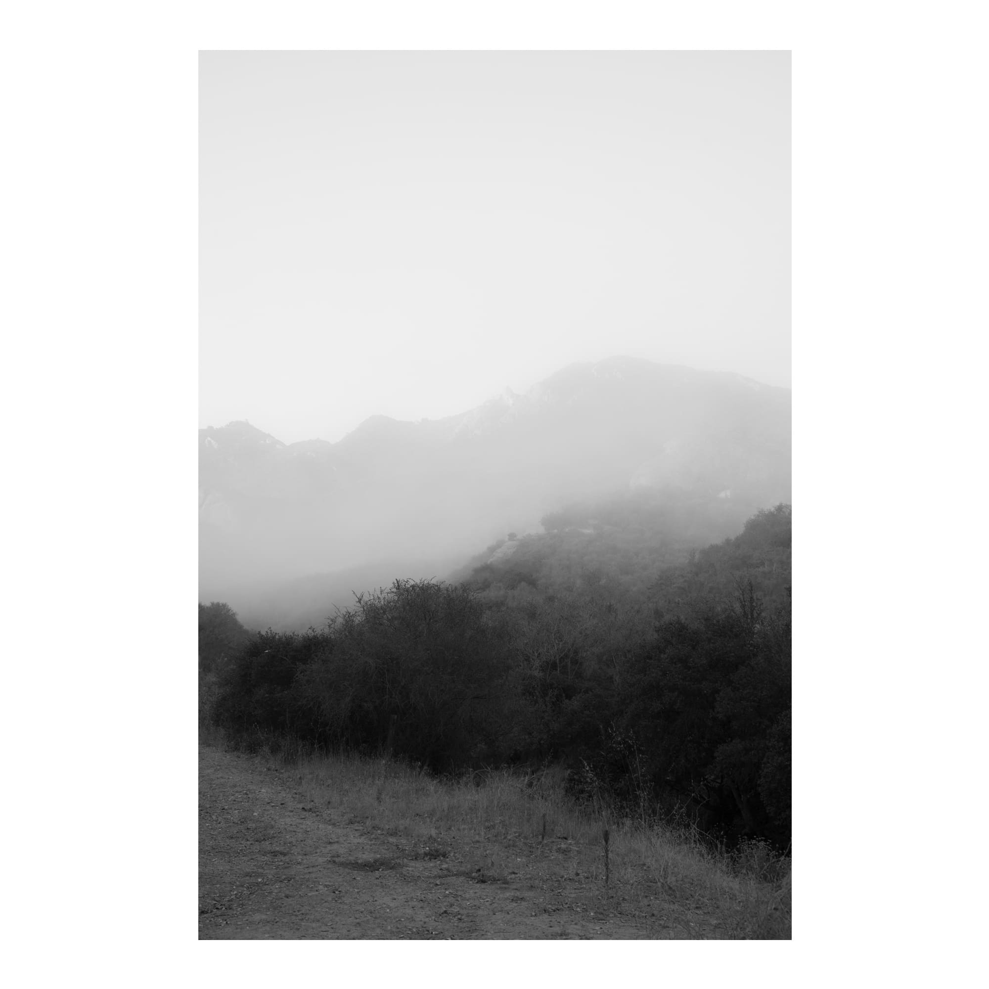 Canyons Dawn B&W